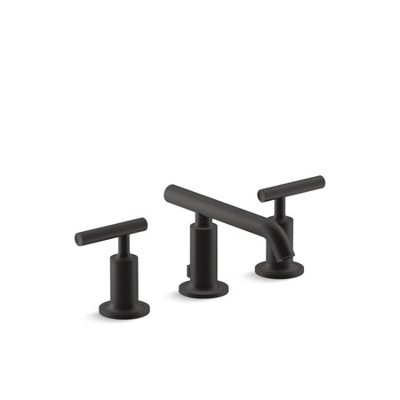 Kohler 10 in, 11 in, 12 in, 13 in, 14 in, 15 in, 16 in, 8 in, 9 in Mount, 3 Hole Bathroom Faucet 14410-4-BL